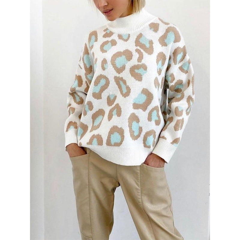Jumper Vintage Warm Knitted Sweaters for Women's