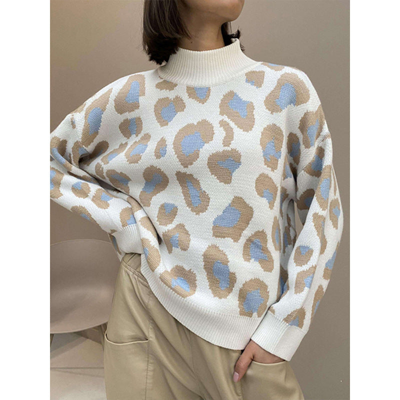 Jumper Vintage Warm Knitted Sweaters for Women's