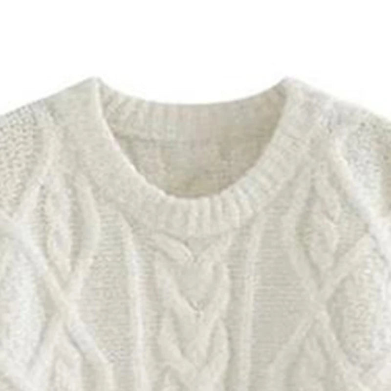 Oversized Sweater Women Pullover Criss Cross O Neck Long Sleeve Sweaters  Fashion Casual Women's Jumper