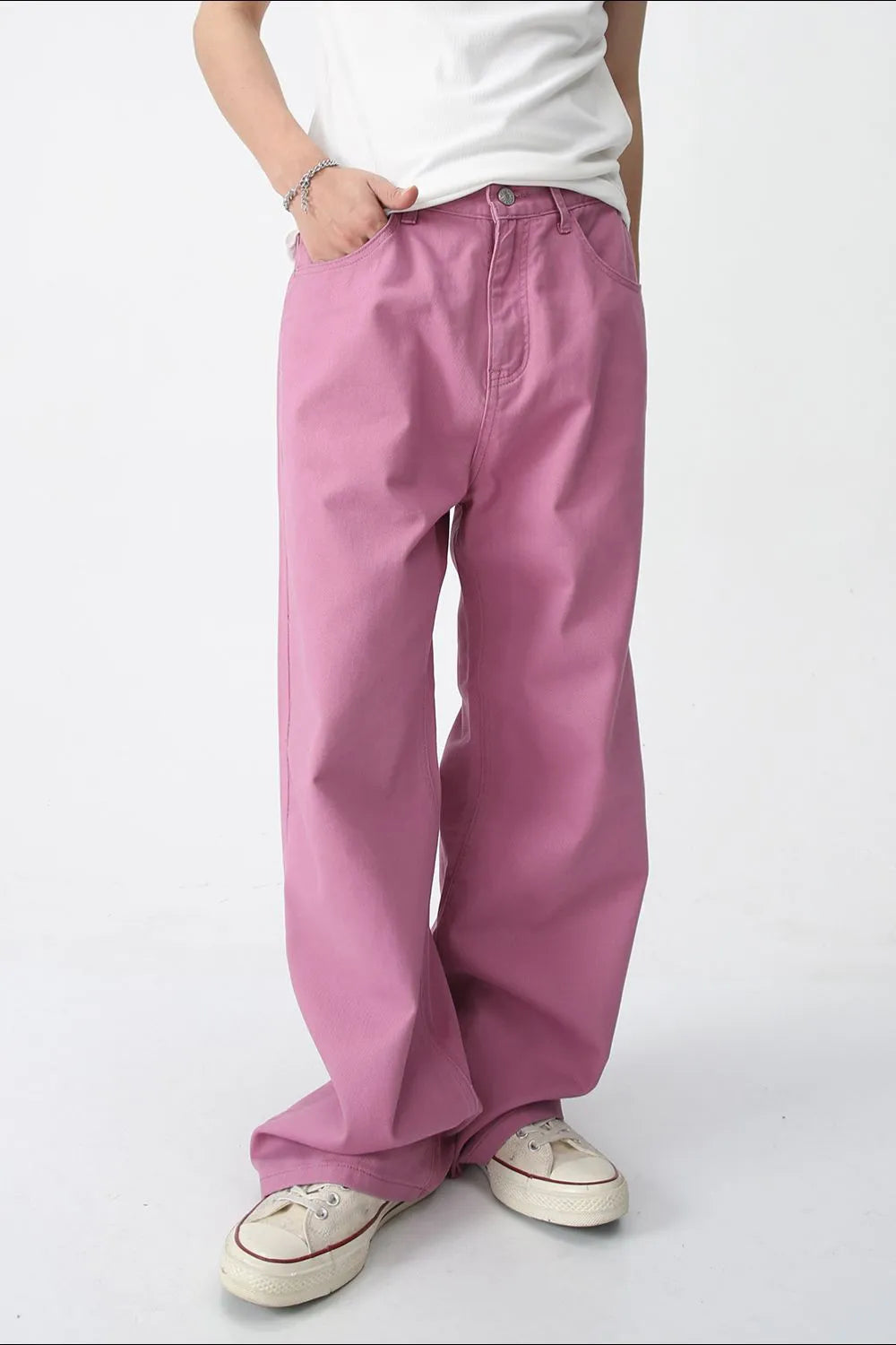 Mid Rise Baggy Men's Jeans