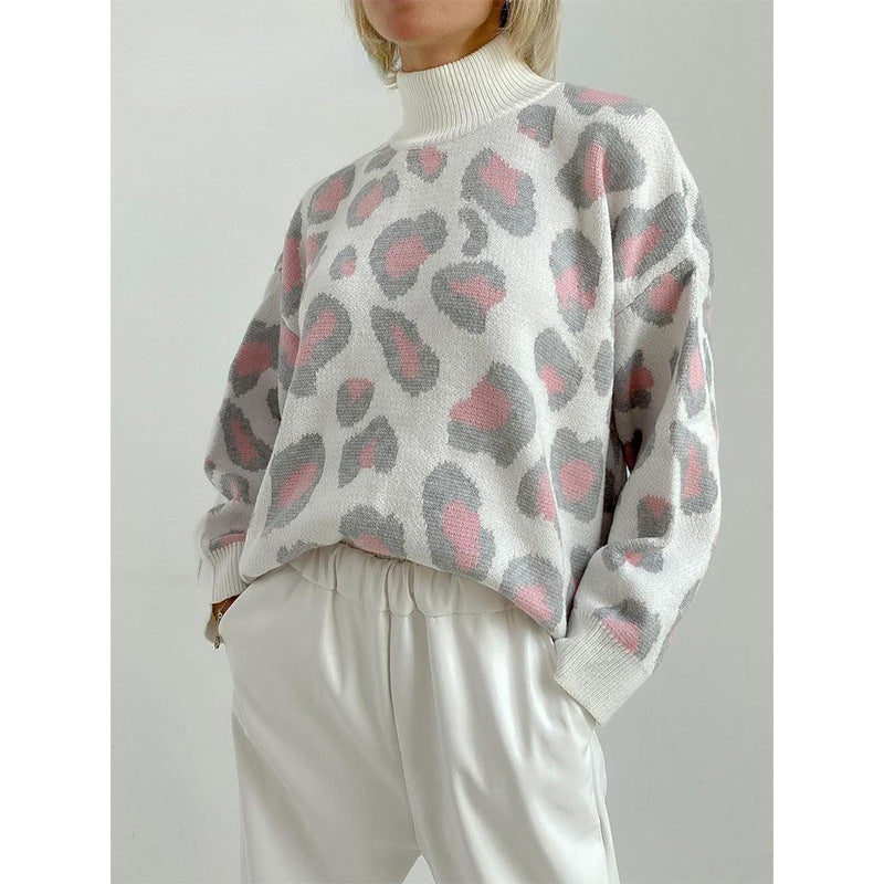 Jumper Vintage Warm Knitted Sweaters for Women's