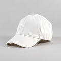 Ecru washed cotton baseball cap